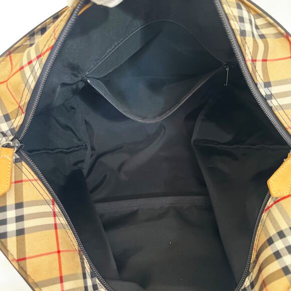 BURBERRY Vintage Blue Label Nylon Black Nova Check Mini Tote - Picture 7 of 10